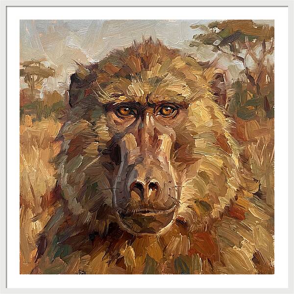 Majestic Baboon Portrait