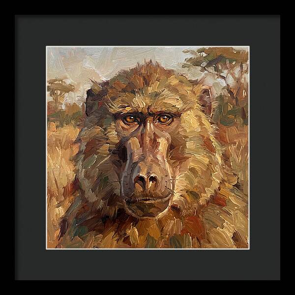 Majestic Baboon Portrait