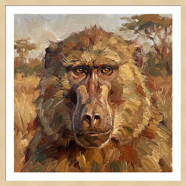 Majestic Baboon Portrait