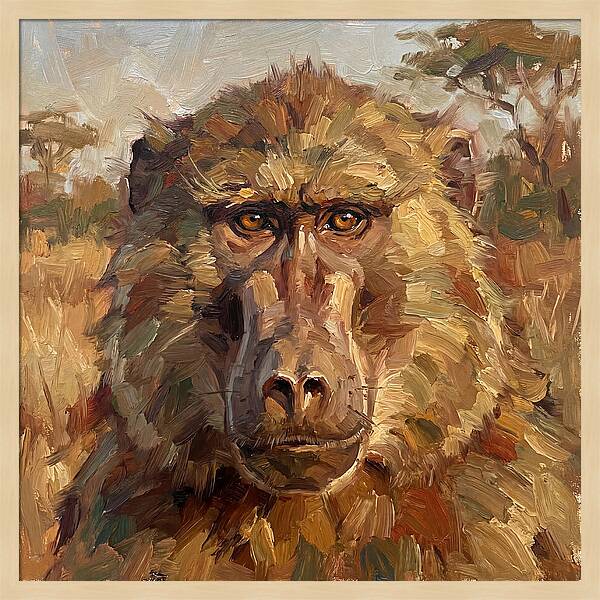 Majestic Baboon Portrait