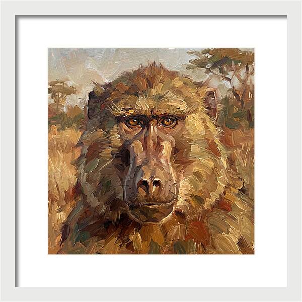Majestic Baboon Portrait