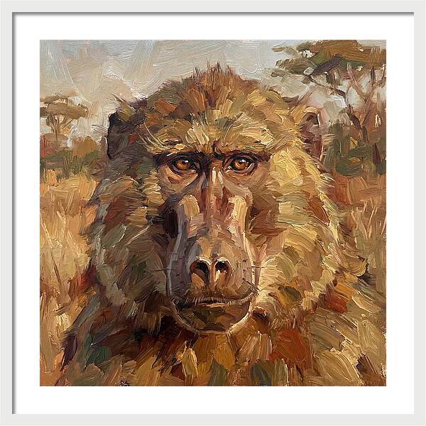 Majestic Baboon Portrait