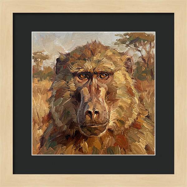 Majestic Baboon Portrait