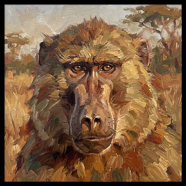 Majestic Baboon Portrait