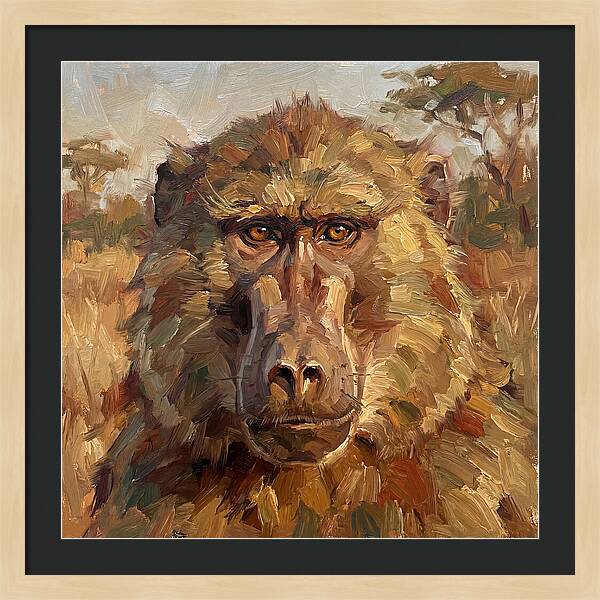 Majestic Baboon Portrait