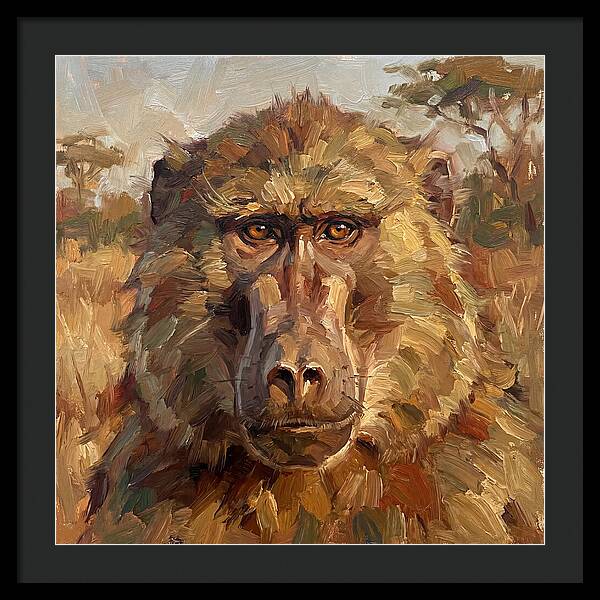 Majestic Baboon Portrait