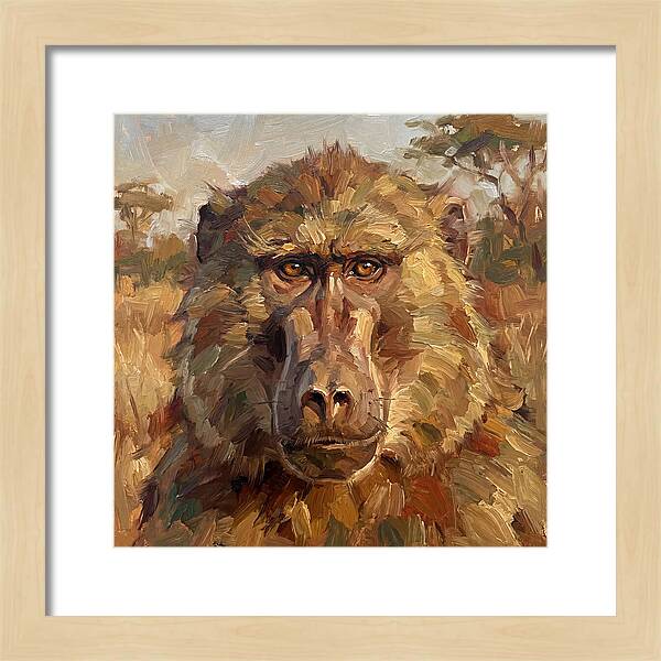 Majestic Baboon Portrait