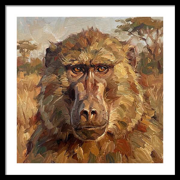 Majestic Baboon Portrait