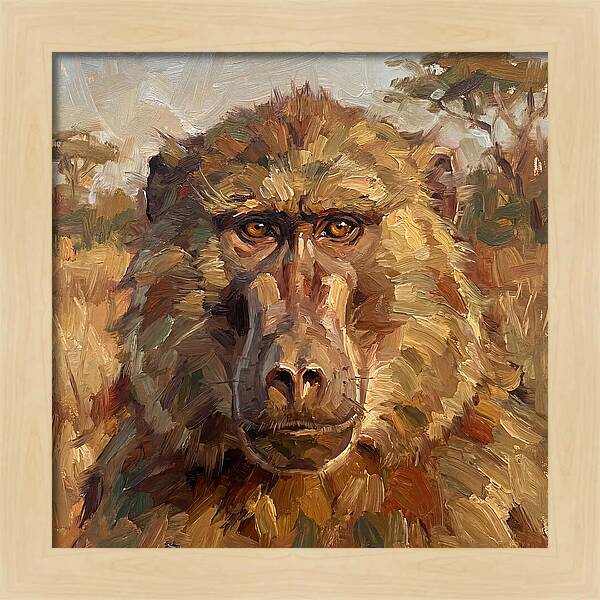 Majestic Baboon Portrait