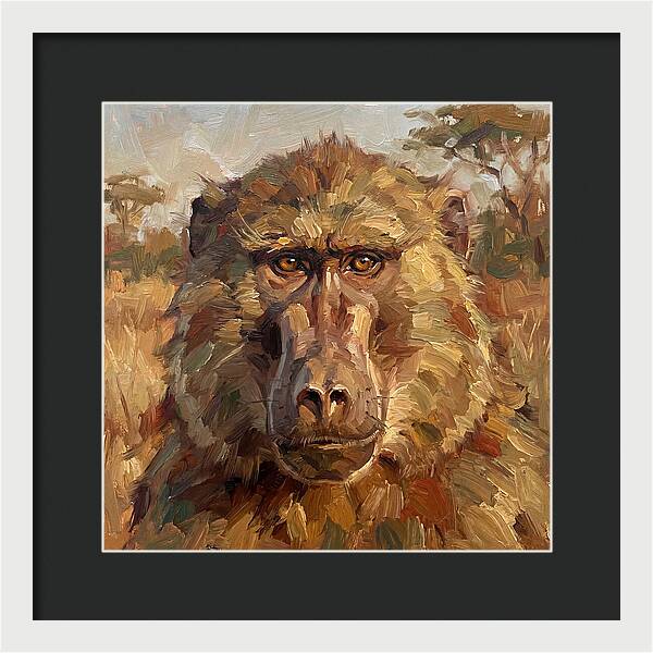 Majestic Baboon Portrait