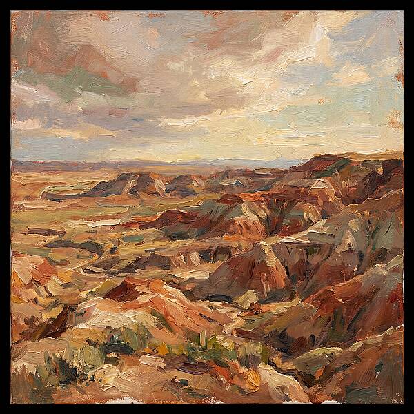 Majestic Badlands Vista