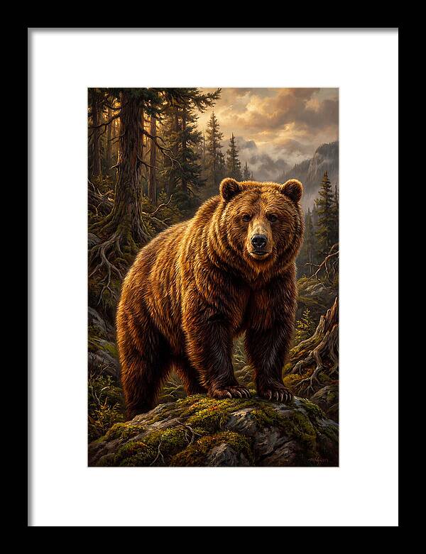Majestic Bear In Nature