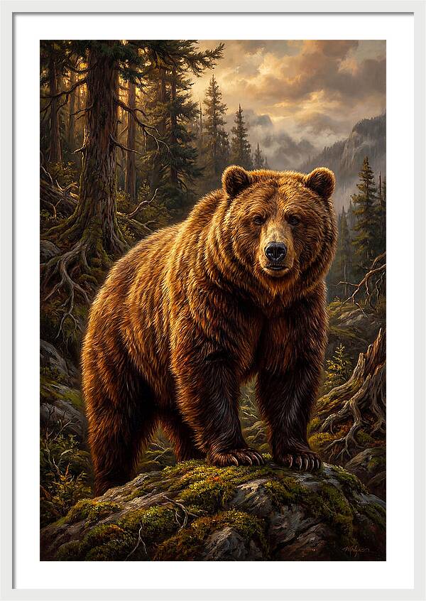 Majestic Bear In Nature