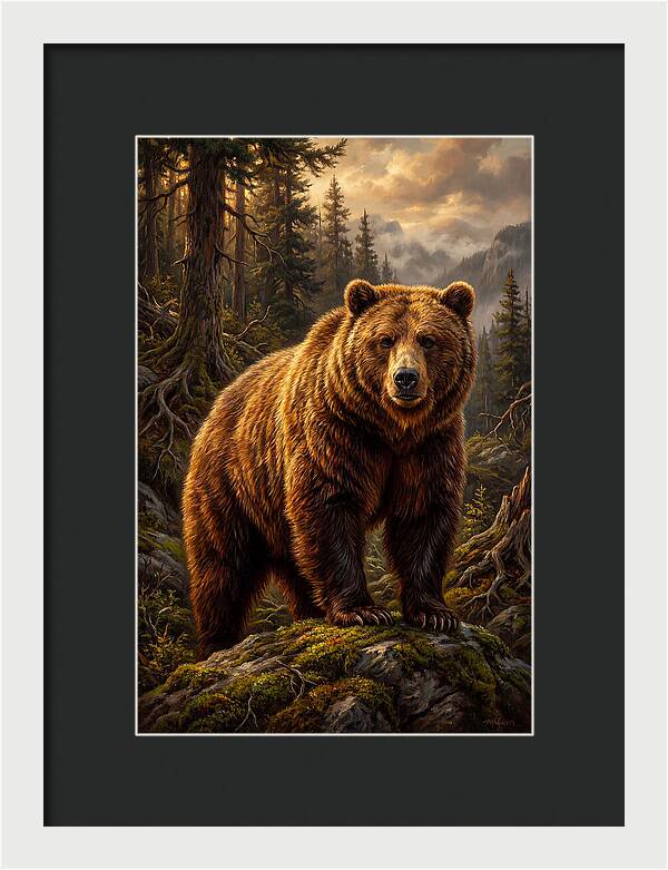 Majestic Bear In Nature