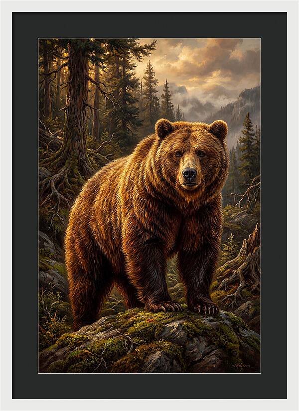Majestic Bear In Nature