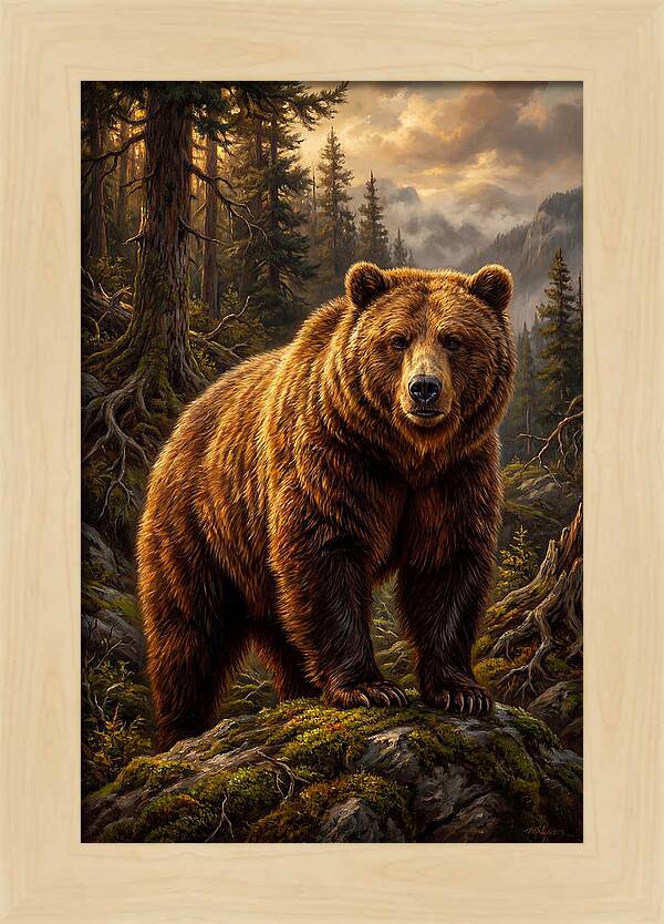 Majestic Bear In Nature