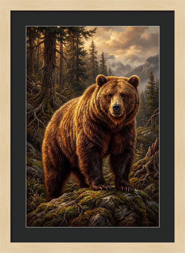 Majestic Bear In Nature
