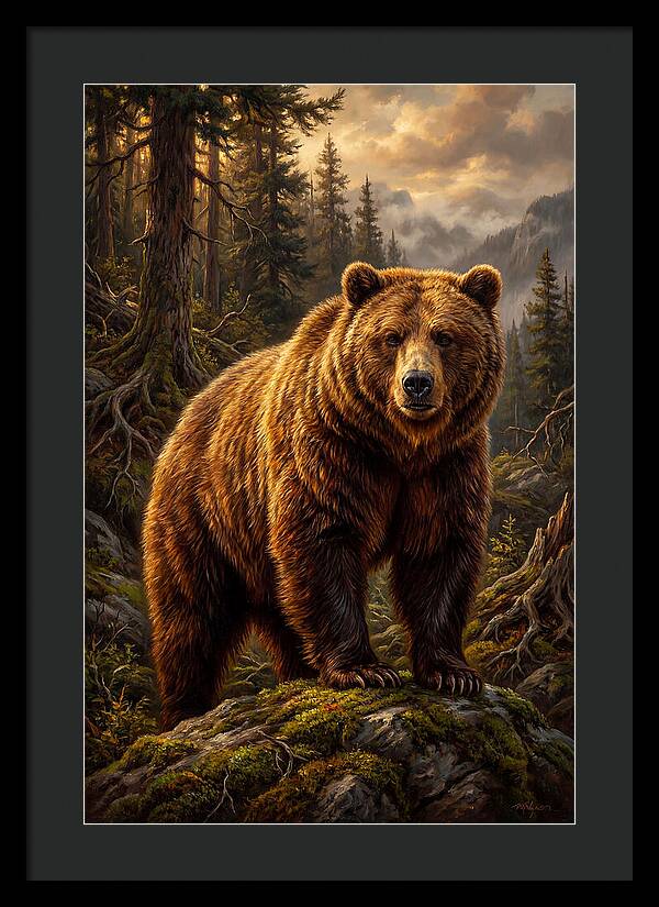 Majestic Bear In Nature