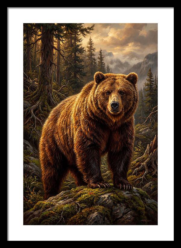 Majestic Bear In Nature