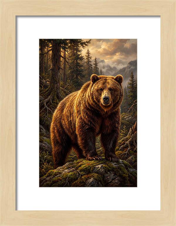 Majestic Bear In Nature