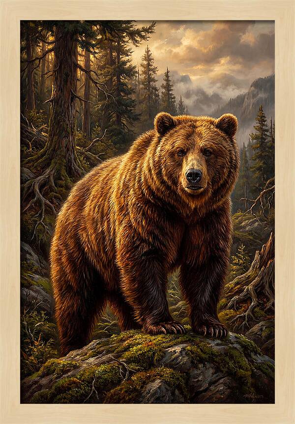 Majestic Bear In Nature