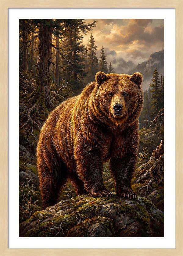 Majestic Bear In Nature