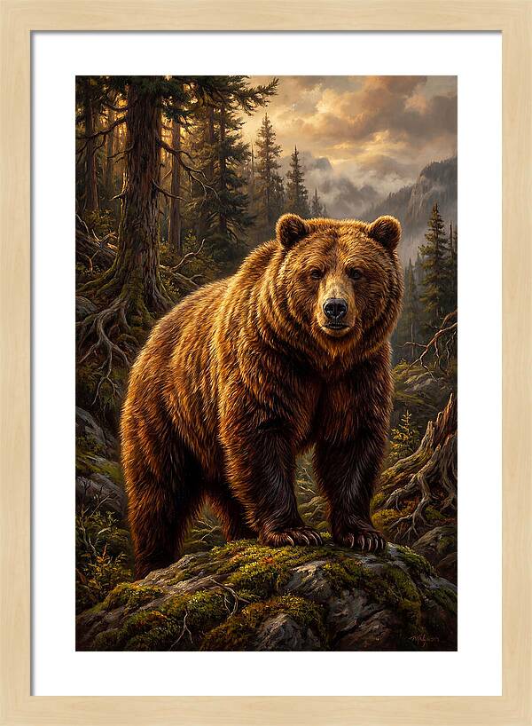 Majestic Bear In Nature