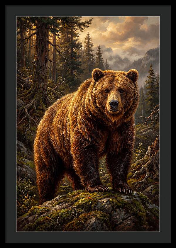 Majestic Bear In Nature