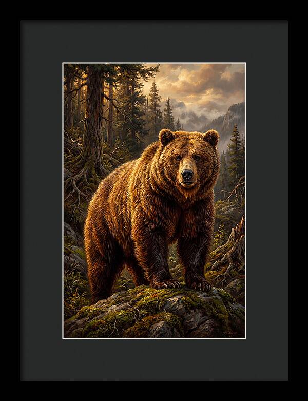 Majestic Bear In Nature