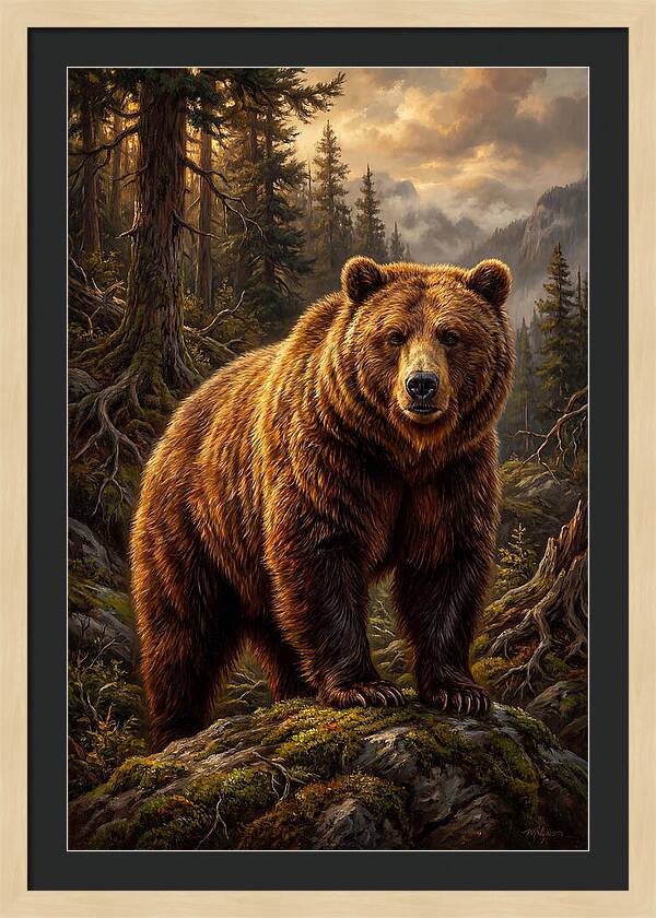 Majestic Bear In Nature