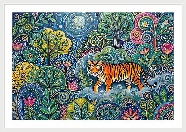 Majestic Bengal Tiger Amidst Lush Greenery