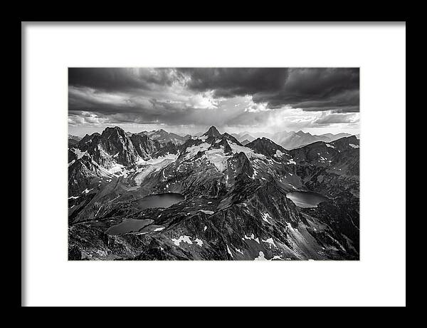 Majestic Black And White Peaks
