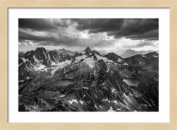 Majestic Black And White Peaks