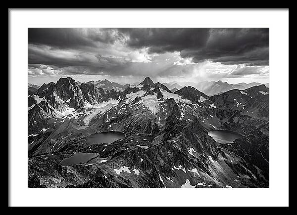 Majestic Black And White Peaks
