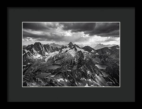Majestic Black And White Peaks