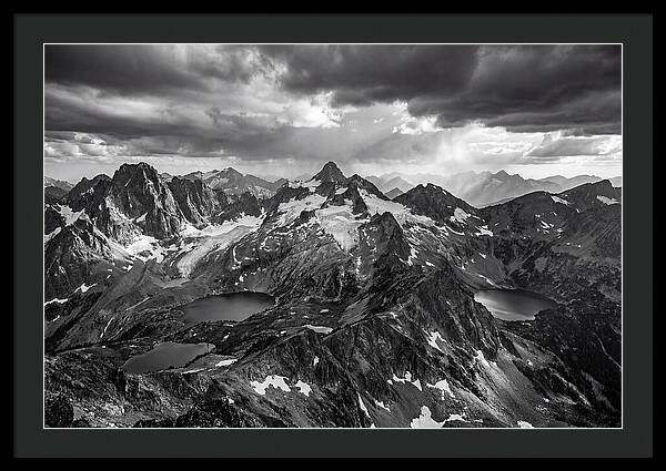 Majestic Black And White Peaks
