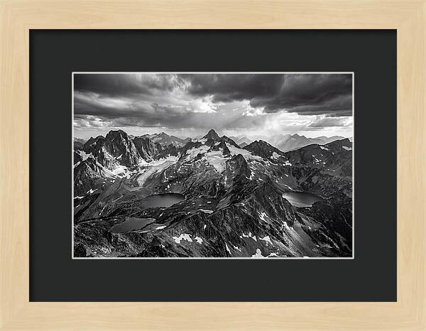Majestic Black And White Peaks