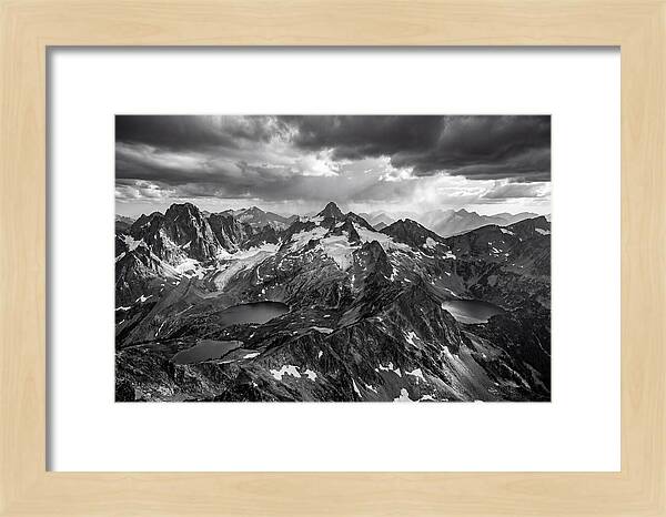 Majestic Black And White Peaks