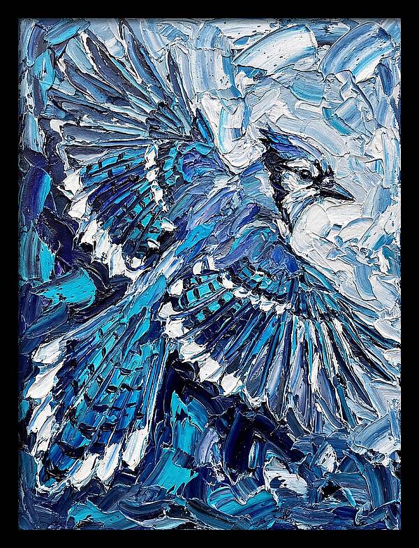 Majestic Blue Jay Soaring