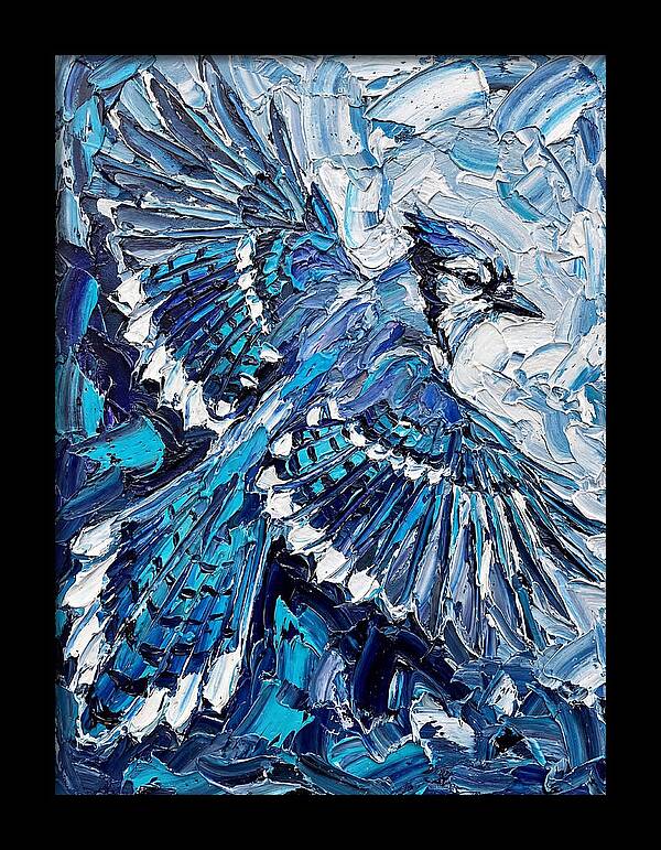 Majestic Blue Jay Soaring