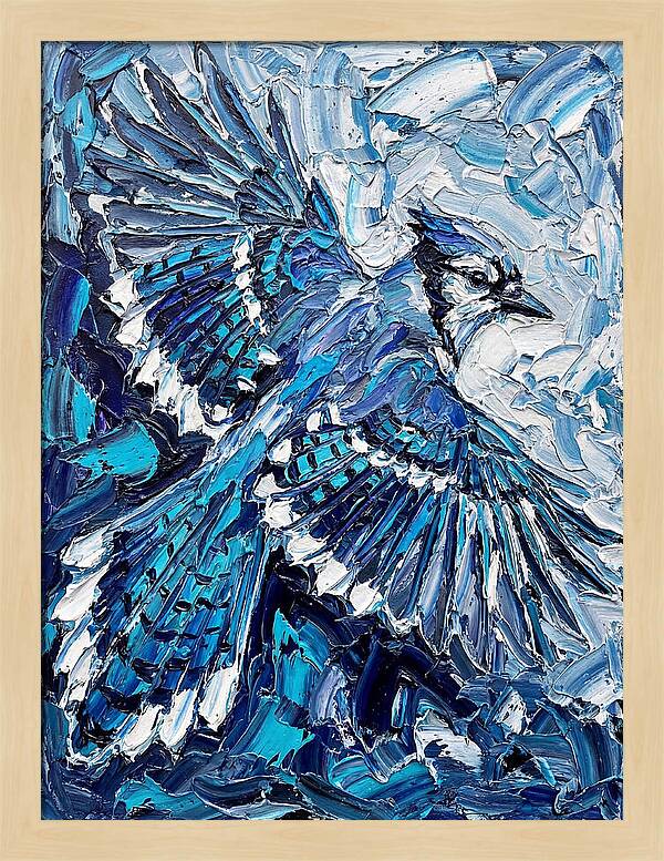 Majestic Blue Jay Soaring
