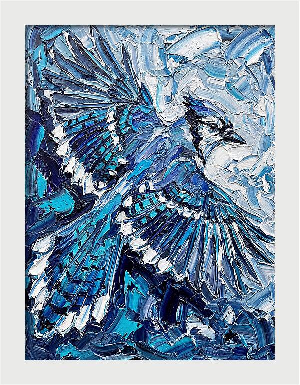 Majestic Blue Jay Soaring