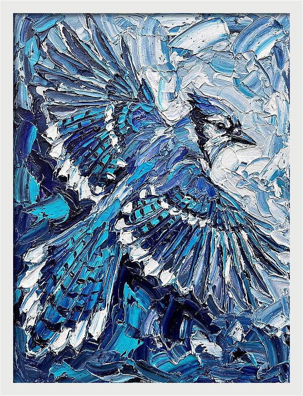 Majestic Blue Jay Soaring