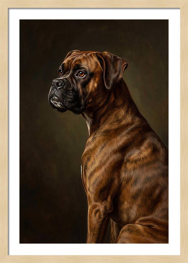 Majestic Boxer Canine Portrait