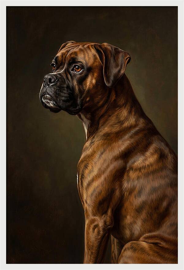 Majestic Boxer Canine Portrait
