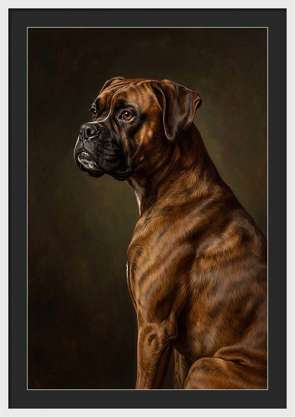 Majestic Boxer Canine Portrait