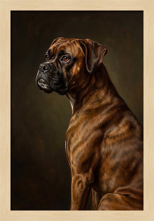 Majestic Boxer Canine Portrait