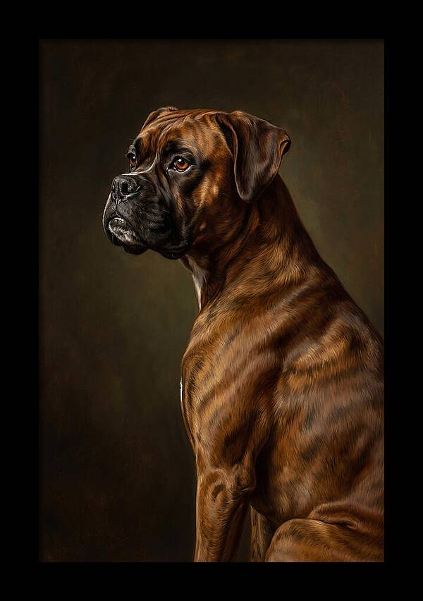 Majestic Boxer Canine Portrait