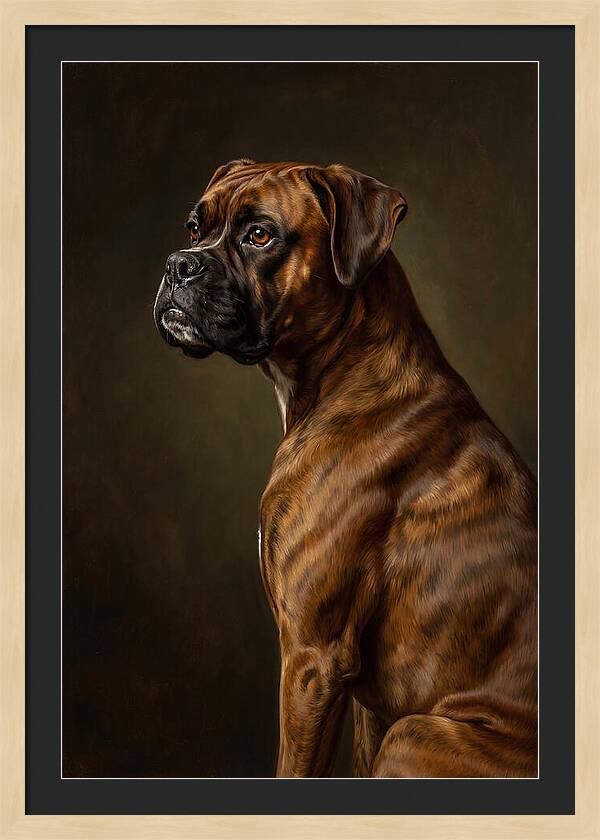 Majestic Boxer Canine Portrait