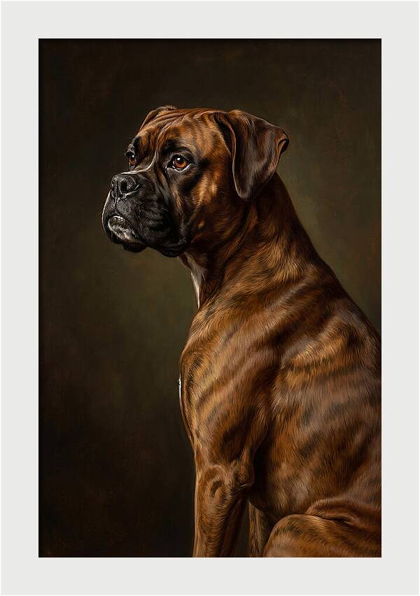 Majestic Boxer Canine Portrait